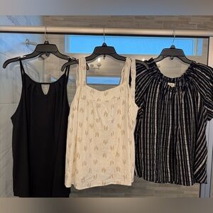 Lot of 3 summer tops, size Large